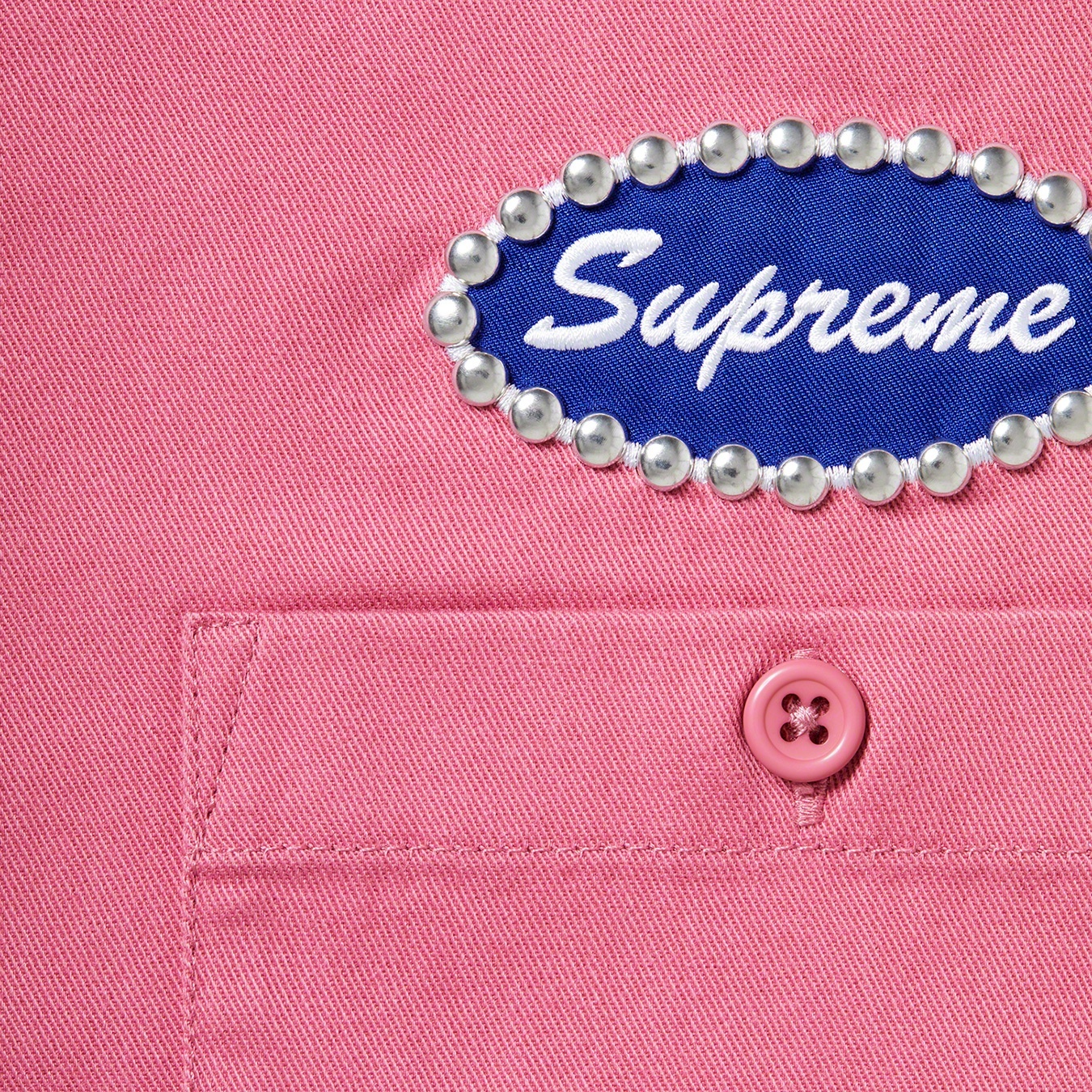 Studded Patch S/S Work Shirt view 6